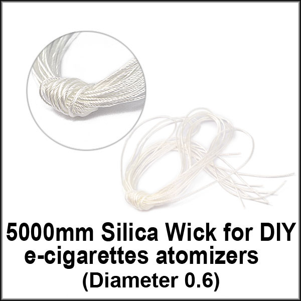 5M Silica Wick for DIY e-cigarettes atomizers (Diameter 0.6mm)