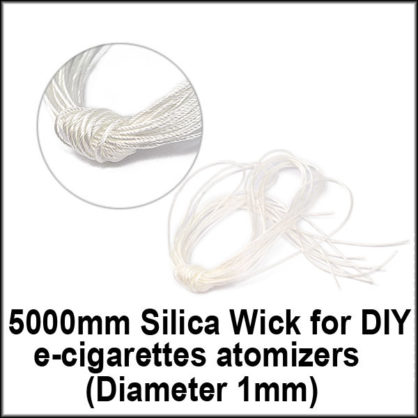 5M Silica Wick for DIY e-cigarettes atomizers (Diameter 1mm)