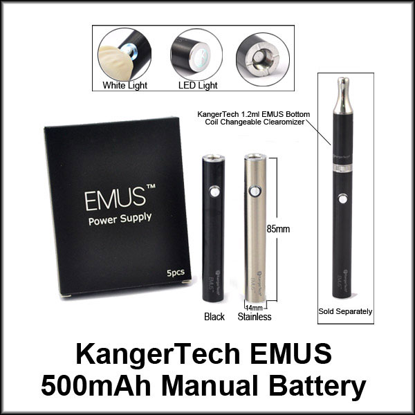 KangerTech EMUS 500mAh manual battery