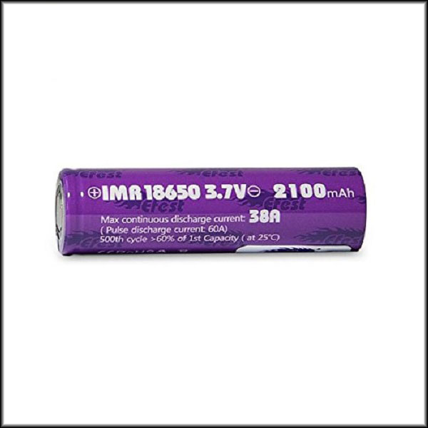 Efest 18650 2100mah high drain 3.7V battery 38A (1pc)
