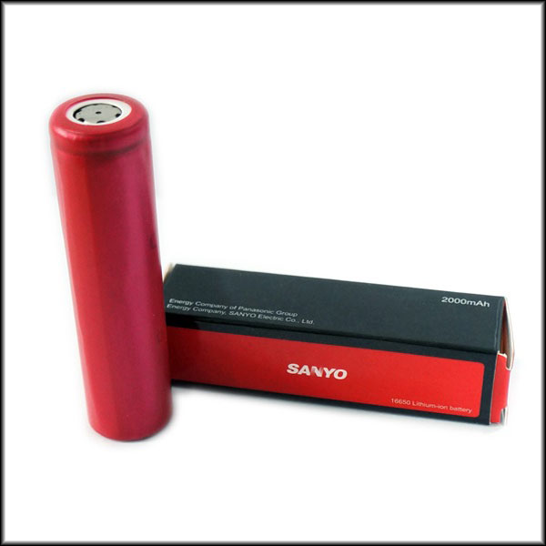 Sanyo Lithium Ion 16650 2000mAh Battery