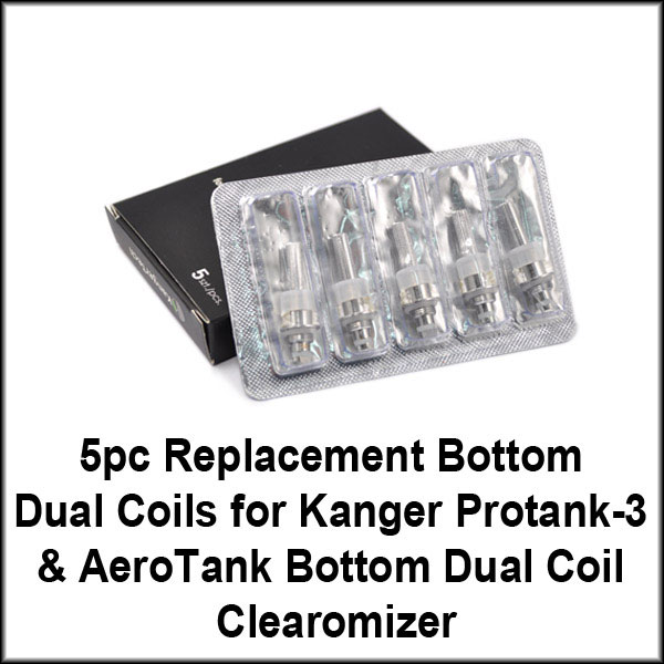 Kanger EVOD2 & Protank III & AeroTank Replacment Dual Coils