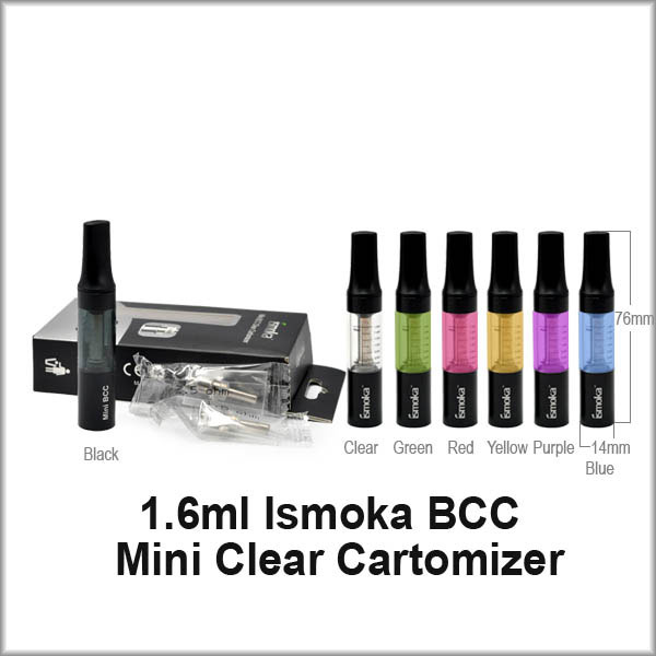 Ismoka (Bottom Coil Changeable)Mini Clear Clearomizer(w/ black)