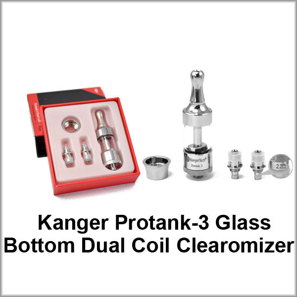 Kanger Protank III Bottom Coil Changeable Glass Clearomizer