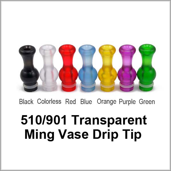 510 Transparent Ming Drip Tip