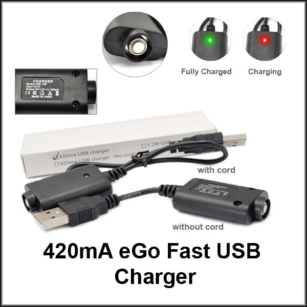 420mA USB eGo Cable Charger