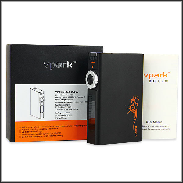 VPark 100Watt TC100 Box Mod